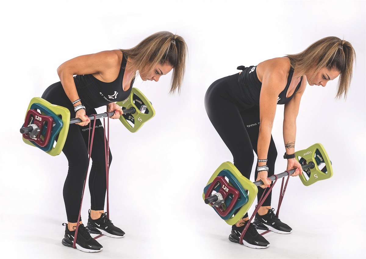 Banded Barbell Row – GT Strefa Trenera