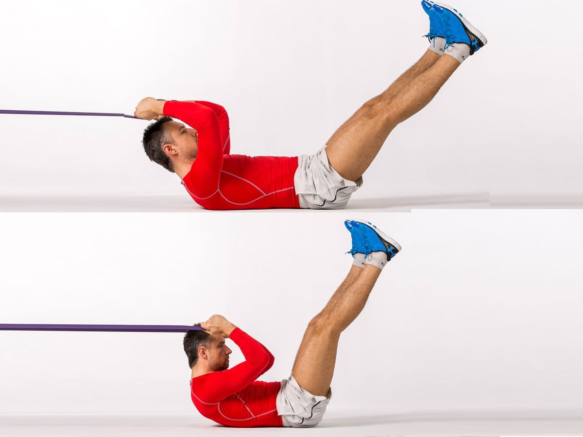 Band Core Tighten Legs Up