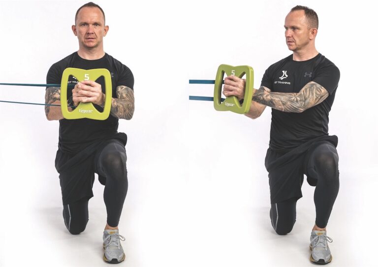 Half Kneeling Band & Plate Core Rotation – GT Strefa Trenera