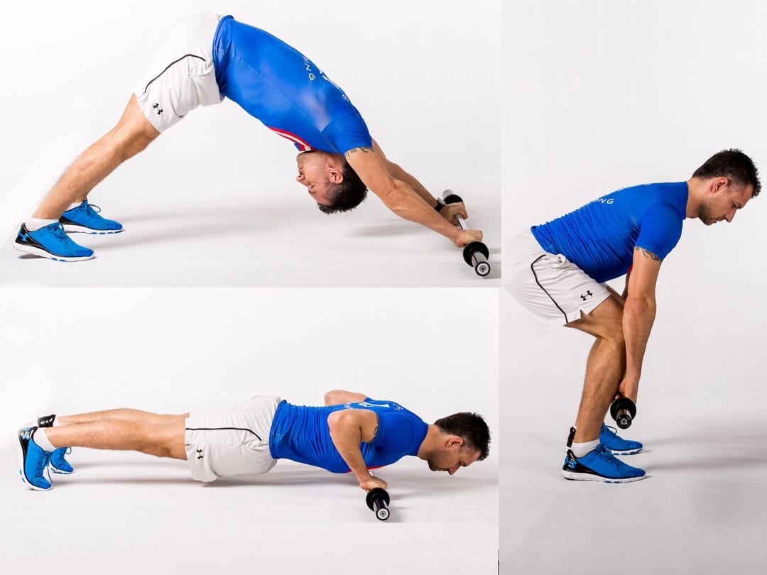 Hindu Push-up & Deadlift Leap