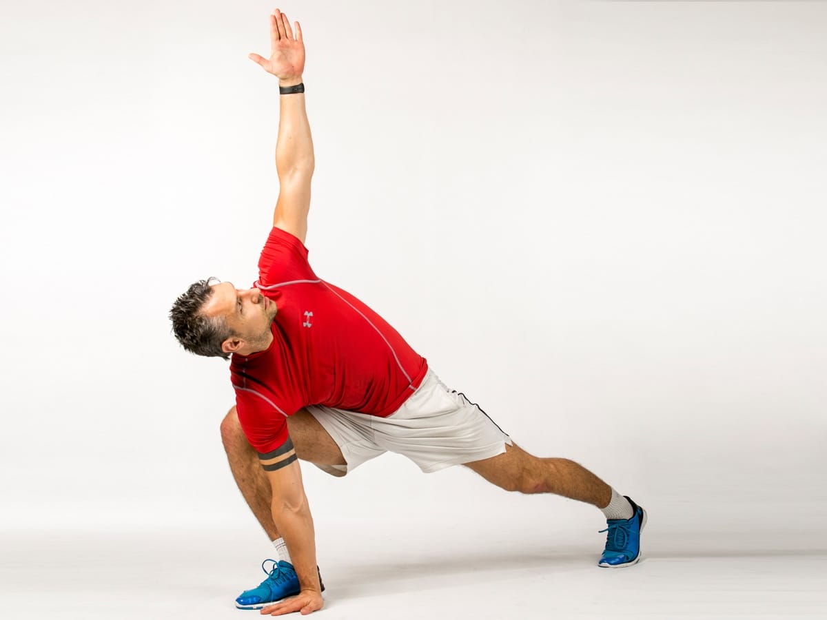 Outer T-stretch – hold