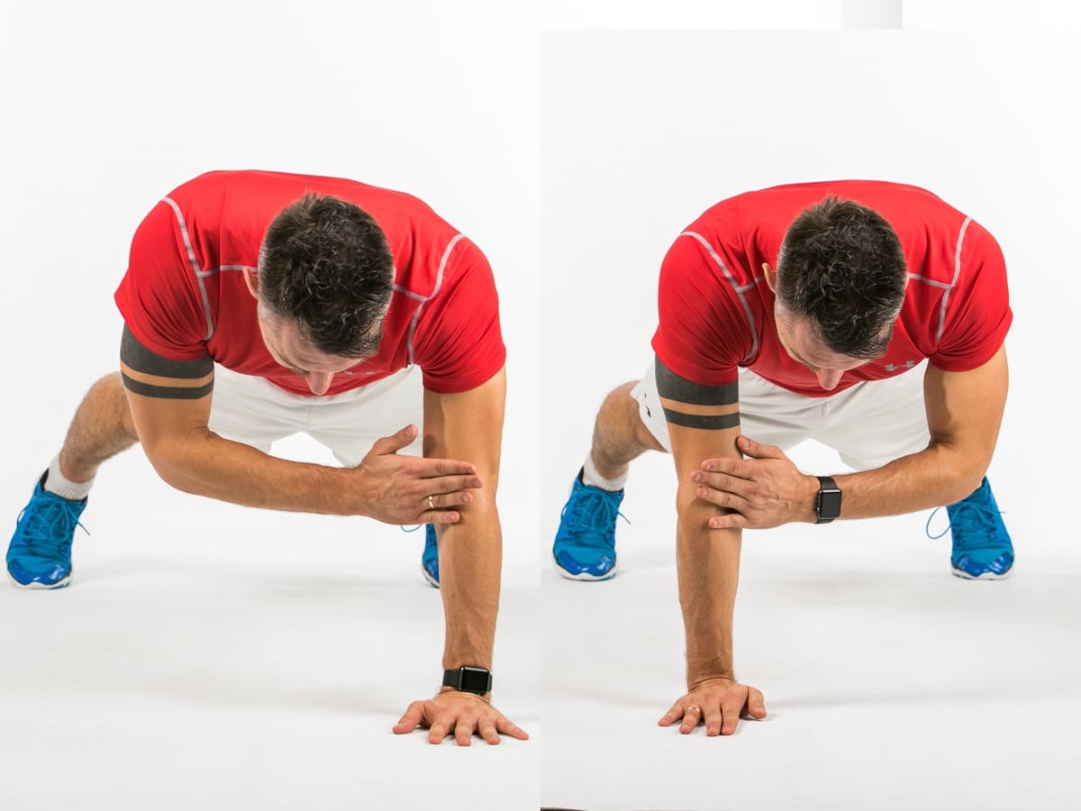 Plank Elbow Tap