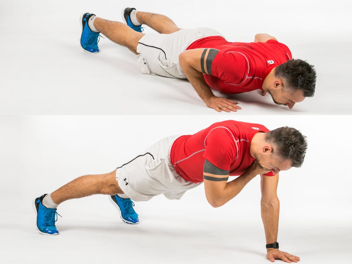 Shoulder Tap Push-up