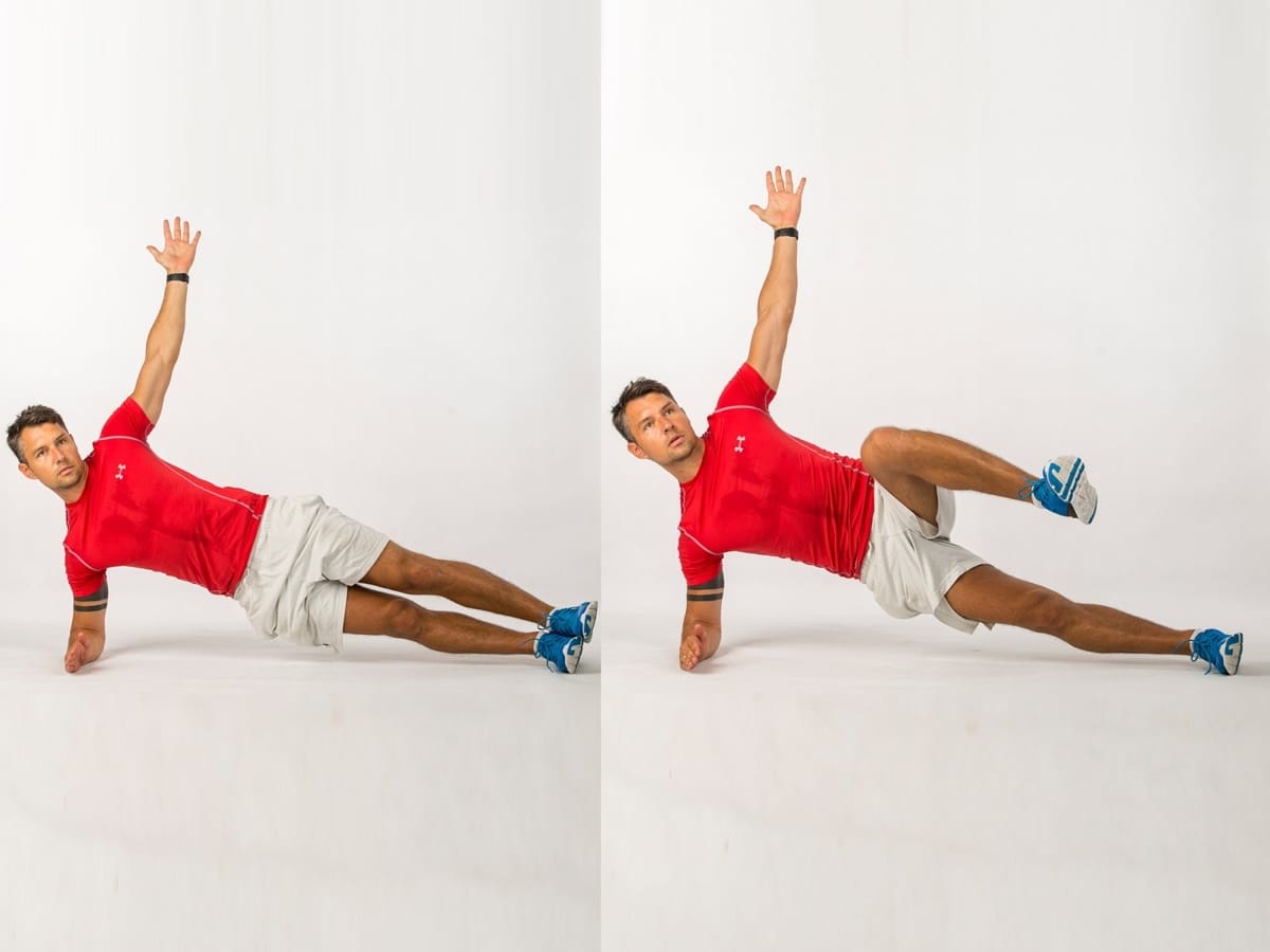 Side Plank Knee Tuck Hold