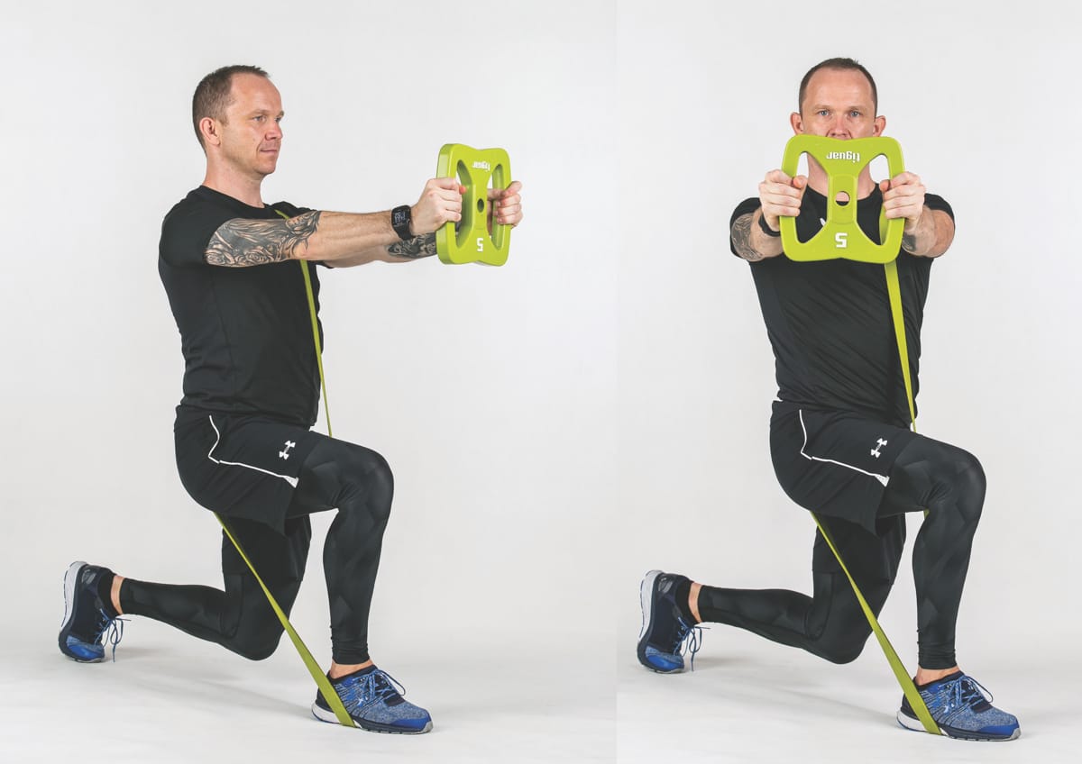 Split Band Squat Rotation – GT Strefa Trenera