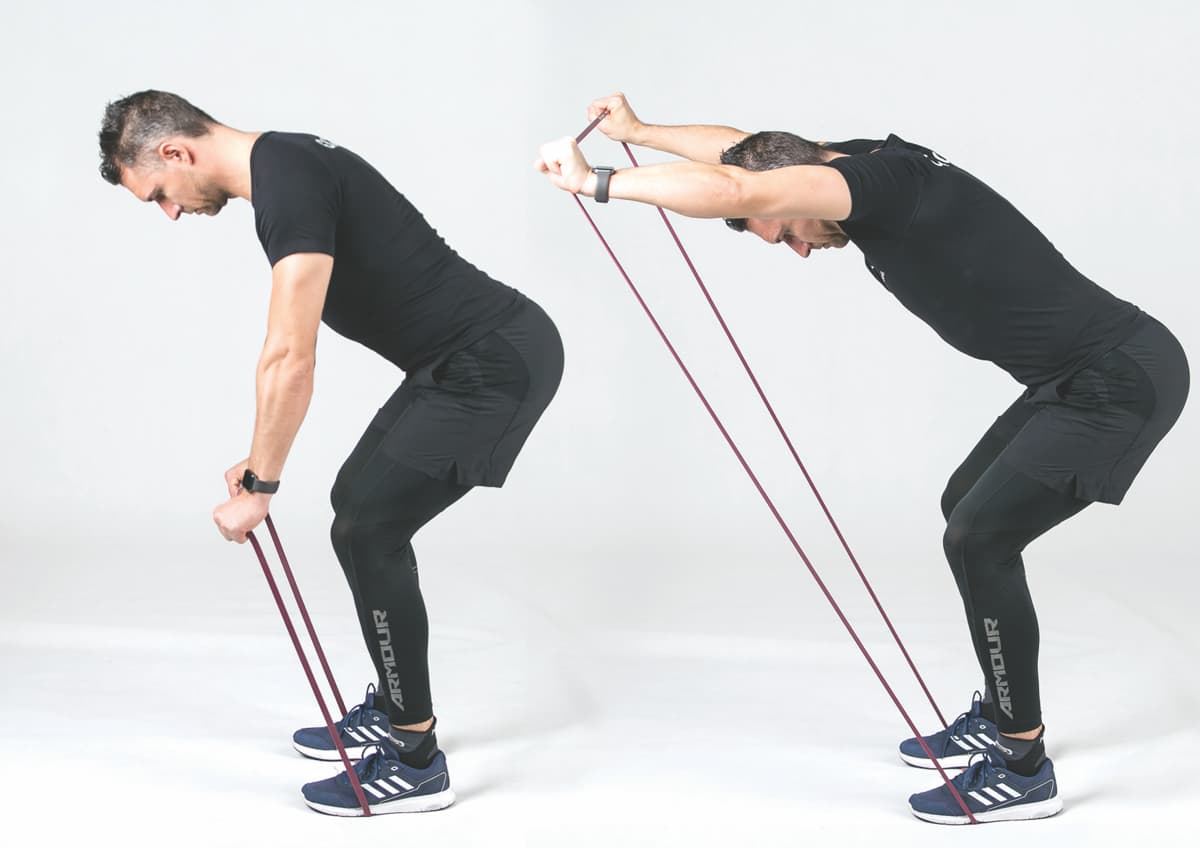 Band Straight-Arm Lat Pull Down