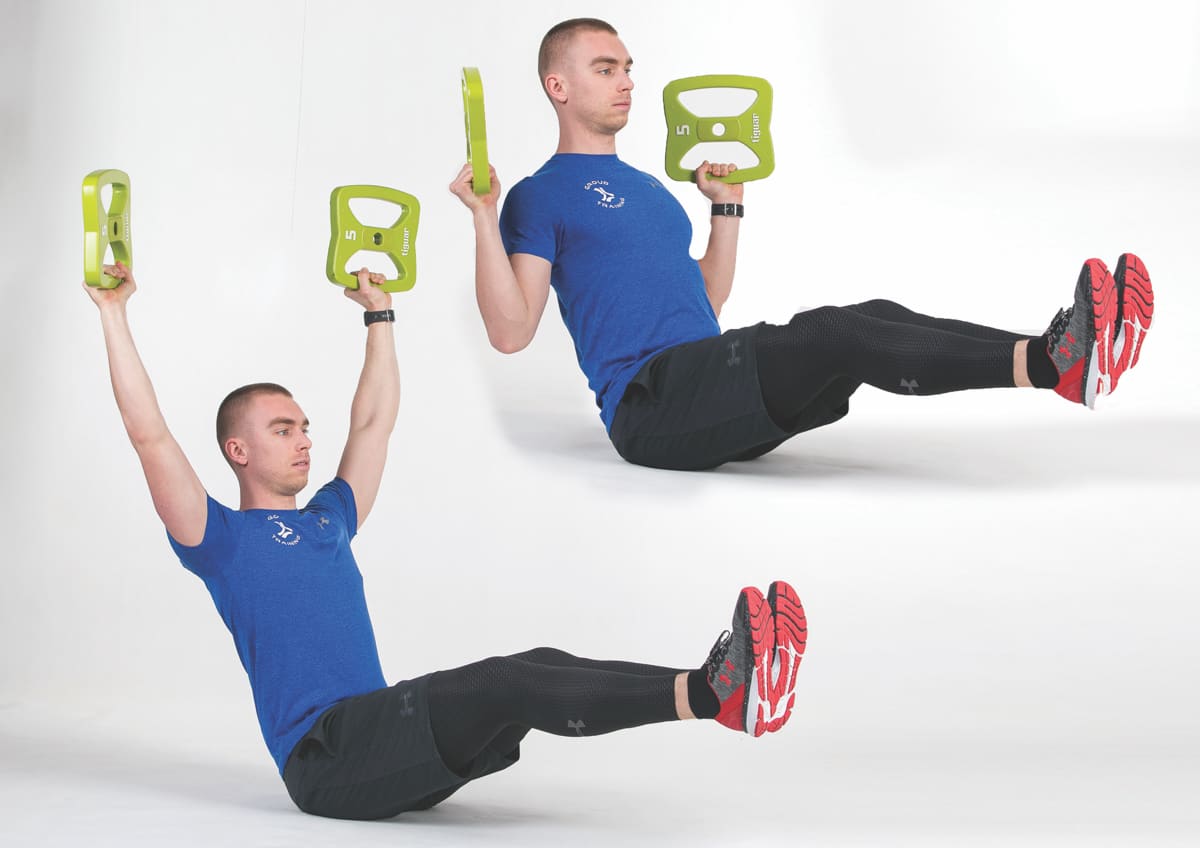 Sit Press Kettlebells