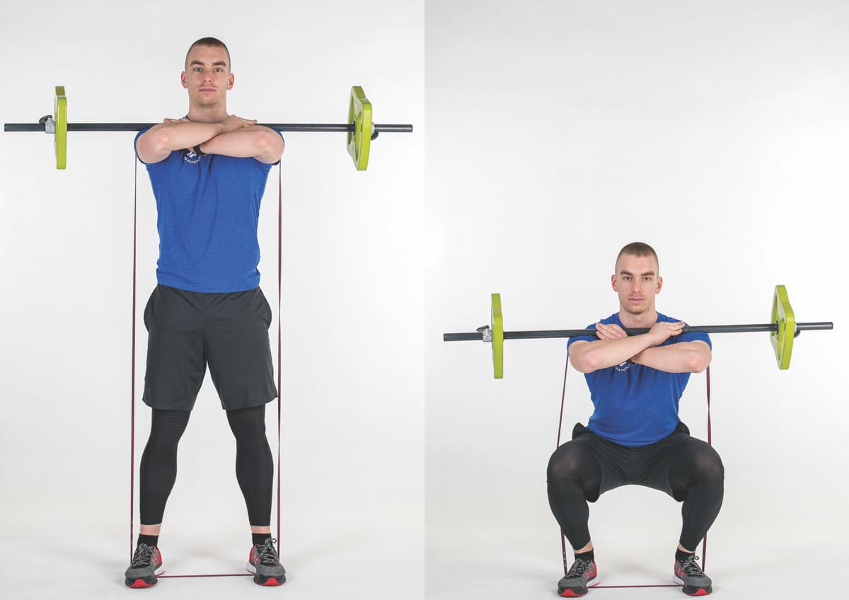 X-Band & Barbell Squat
