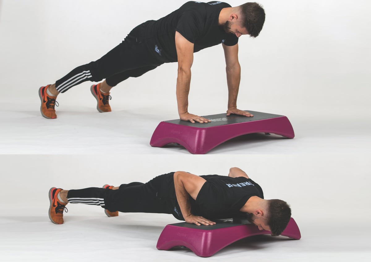 Incline Triceps Push-up