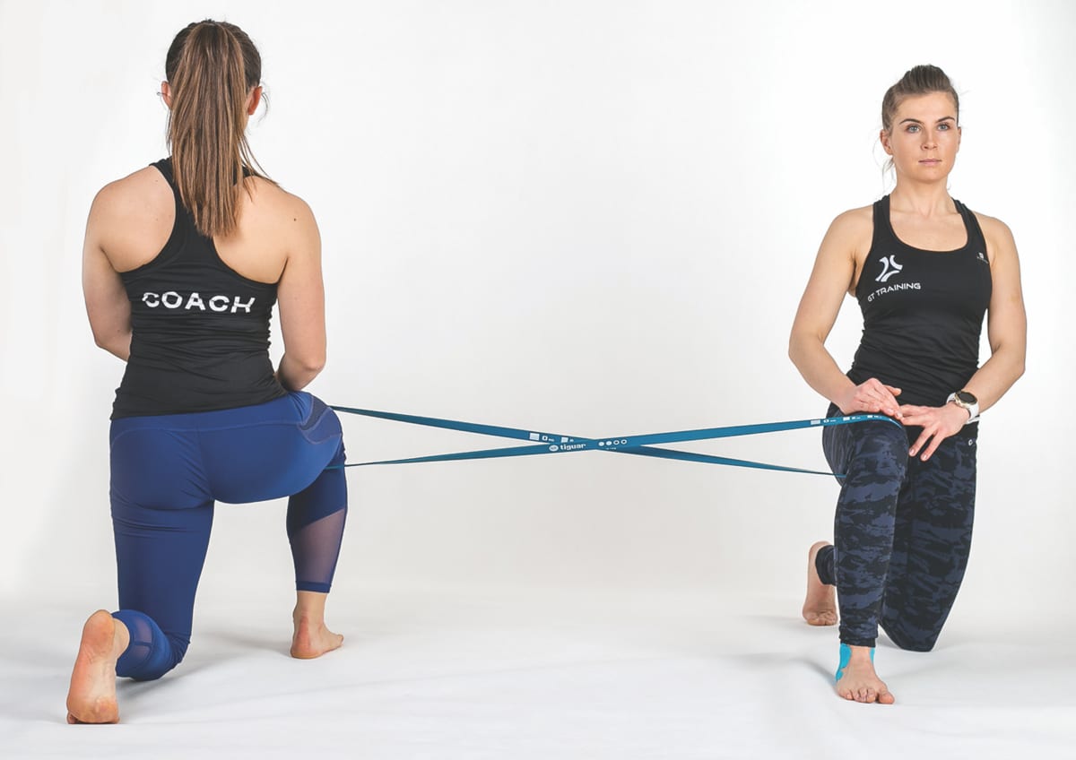 Half Kneeling Side Stretch