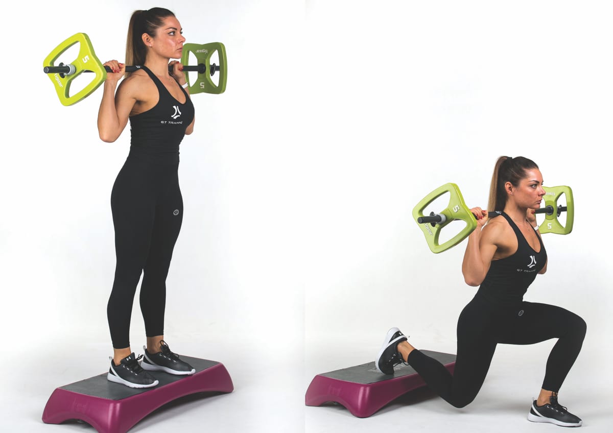 Back Rack Drop Lunge