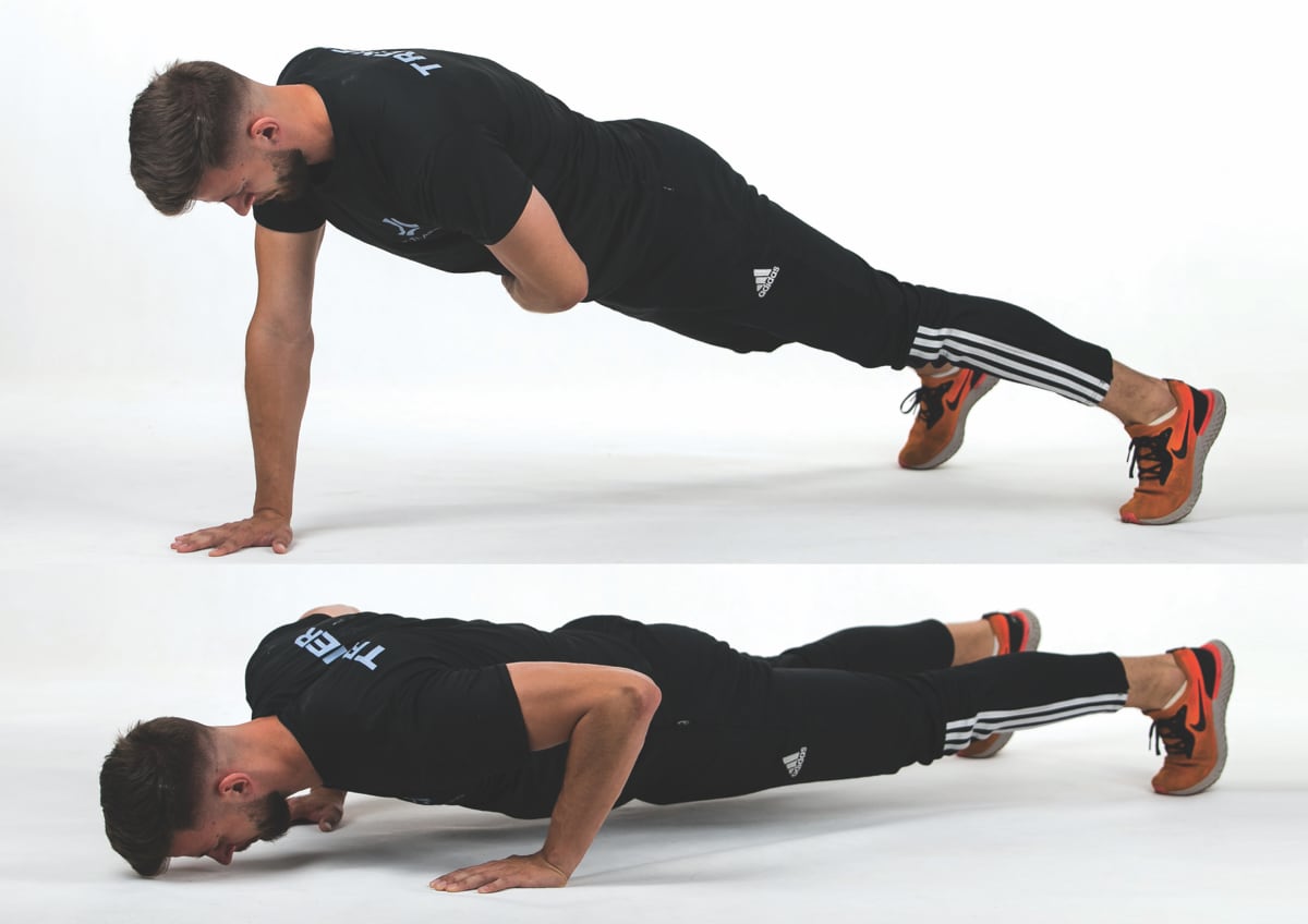Hip Tap Push-up