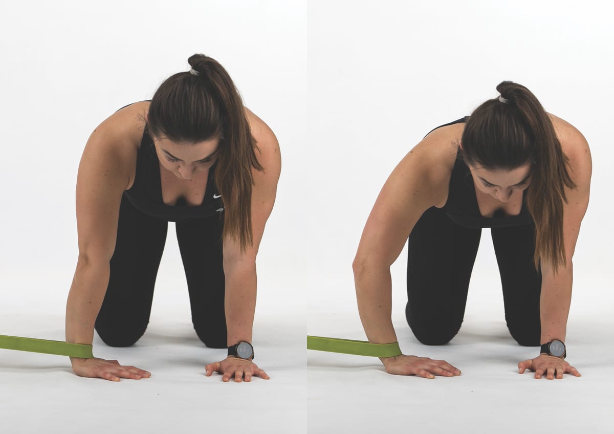 Banded Wrist Side Stretch