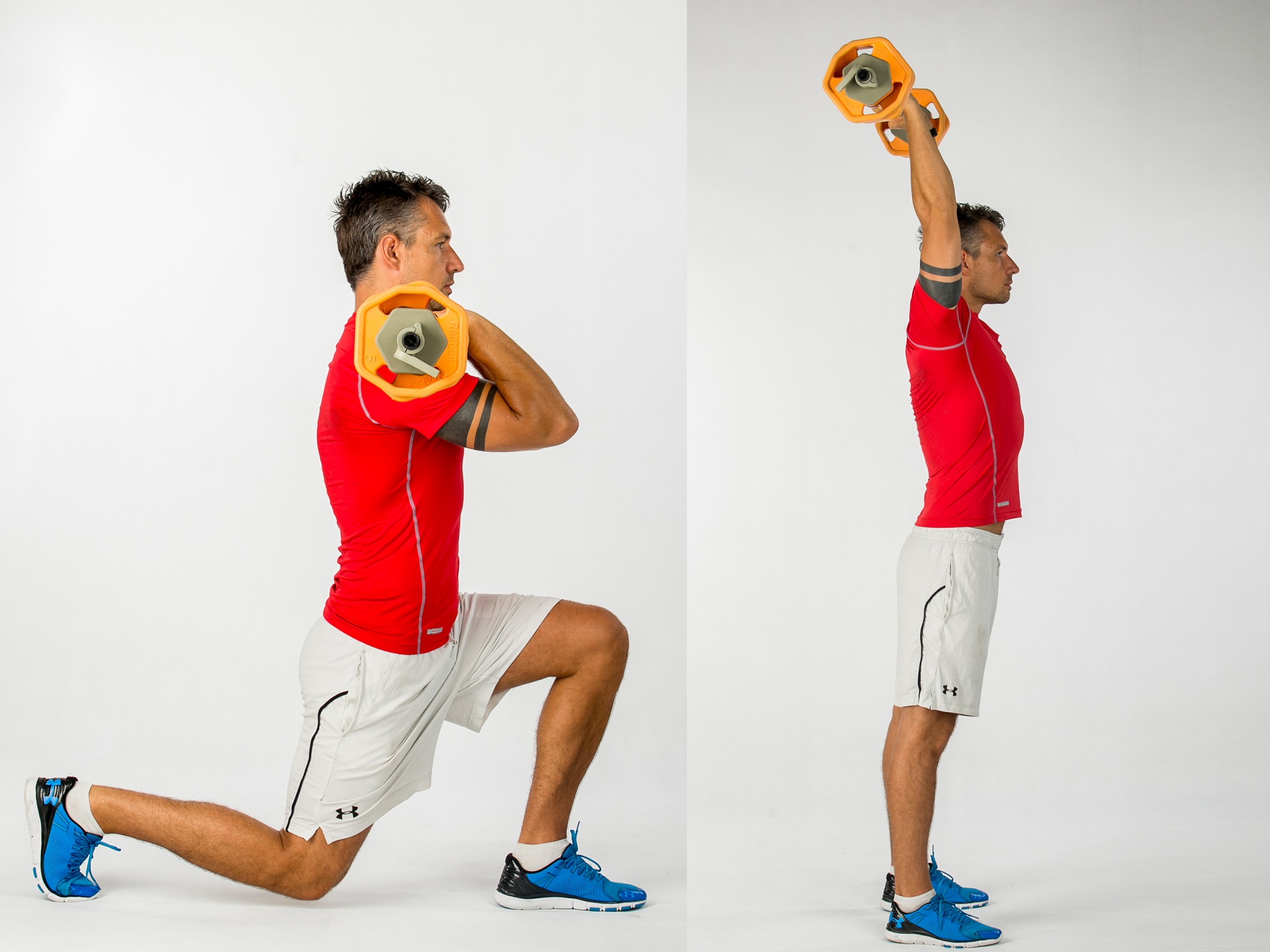 Back Lunge & Press